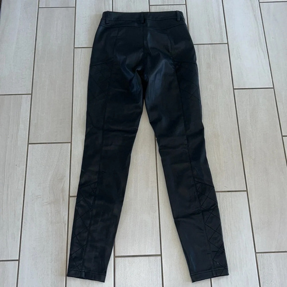 Alp n Rock Vegan Leather Quilted Moto Pant Black - Picture 10 of 11